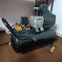 کمپرسور باد ۵۰لیتری مفید|ابزارآلات|اسلامشهر, شهرک امام حسین (میان آباد)|دیوار