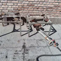 دو عدد پایه دیگ ویک عدد مشعل فشار قوی و ضعیف