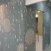 رنگ امیزی و نقاشی رنگامیزی ساختمان و نما و پتینه|خدمات پیشه و مهارت|اهواز, زیتون کارمندی|دیوار