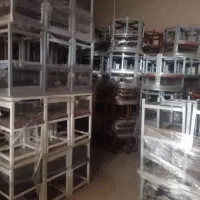 میز ناهارخوری کمجا ۴ نفره فلزی و چوبی ملایر|میز و صندلی غذاخوری|ملایر, |دیوار