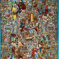 فرش دستبافت سلاطین ایران (دو زرع ابریشم)