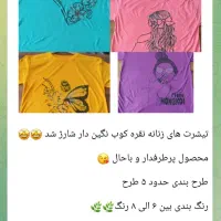 تیشرت زنانه نقره کوب