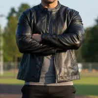 کاپشن چرم کتونی بازار جهاد امین|لباس|کرمانشاه, |دیوار