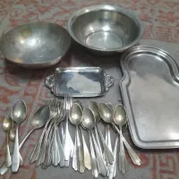 قاشق و چنگال و جام و لگن و منقل ورشو