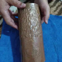 جام فلزی قدیمی کار دست تصویردار به وزن۴۲۵گرم۸۰۰سوت|کلکسیون اشیاء عتیقه|ارومیه, |دیوار