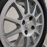 رینگ ۱۱ پر اصلی با لاستیک بارز نانو ۹۰ درصد|قطعات یدکی و لوازم جانبی|قائمشهر, |دیوار