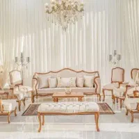 مبل با پارچه خارجی سرویس کامل چوب/تعویض مبل