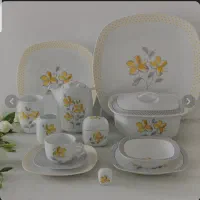 سرویس غذاخوری 98 پارچه چینی زرین|ظروف سرو و پذیرایی|پردیس, فاز ۴|دیوار