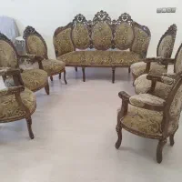 ست کامل مبل استیل سلطنتی ۹ نفره سالم و شیک|مبلمان خانگی و میز عسلی|خوی, |دیوار