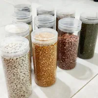 قوطی پلاستیکی 700 گرمی نو
