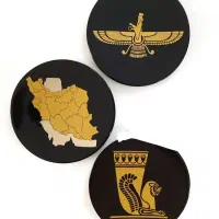 بشقاب دیوارکوب سفالی