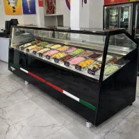 تاپینگ بستنی طرح ایتالیایی شاک فریزر