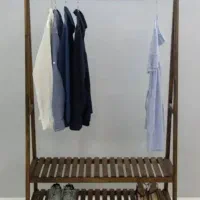 رگال چوبی لباس