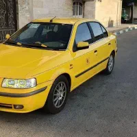 سمند تاکسی ef7 مدل ۹۴ بدون رنگ درجه ۱ خط تهران