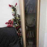 بوفه شیشه‌ای دوتایی کاملا سالم