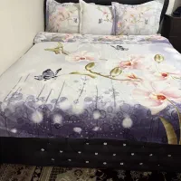 تخت خواب و سرویس تشک و روتختی