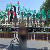 علم ۱۵ تیغه محرم