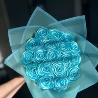 دسته گل رز روبانی|گل مصنوعی|شوش, |دیوار