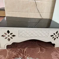 میز عسلی شیشه ای