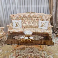 مبل ۷ نفره به همراه بوفه چوب راش جنس پارچه خارجی|مبلمان خانگی و میز عسلی|اسلام‌شهر, ترشنبه|دیوار