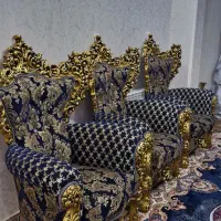 مبلمان سلطنتی کامل سالم و تمیز|مبلمان خانگی و میز عسلی|نسیمشهر, |دیوار