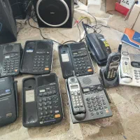 تلفن پاناسونیک ۴ خط و تک خط|تلفن رومیزی|شیراز, باجگاه|دیوار