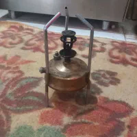 چراغ پریموس تمام برنجی آلمانی قدیمی اصل|کلکسیون اشیاء عتیقه|خاوران, |دیوار