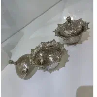 دو عدد قندان فلزی  ترکیه ای