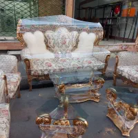 مبل سلطنتی ۷نفره ..مناسب جهیزیه..|مبلمان خانگی و میز عسلی|کرج, شیخ آباد|دیوار