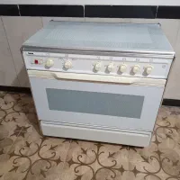 اجاق گاز فردار سفید رنگ سینجر تمیرز ۲ موتوره|اجاق گاز و لوازم برقی پخت‌وپز|مهاباد (آذربایجان غربی), |دیوار