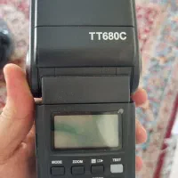 فلاش اکسترنالGodox TT680CمخصوصCanon سالم و کم‌کار