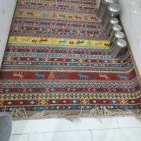 گلیم ماشینی طرح سنتی