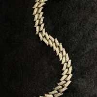 دستبند نقره جواهری کار بسیار شیک«کارکرده»