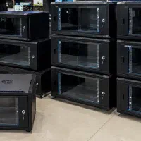 رک‌4یونیت قفل دار درب شیشه استاندارد دوربین