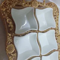 شکلات خوری یا اردو خوری اماراتی با جعبه در حد نو|ظروف سرو و پذیرایی|تهران, سردارجنگل|دیوار