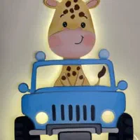 پنل عروسکی و چراغ خواب