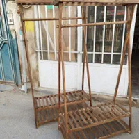 رگال چوبی لباس