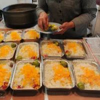 نیروی خانم درتهیه غذا