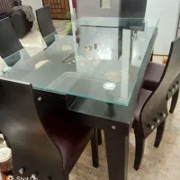 میز و صندلی نهار خوری 6 نفره|میز و صندلی غذاخوری|بندر انزلی, نیمه شعبان|دیوار