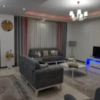 آپارتمان100متری-سالن-پرده-خور