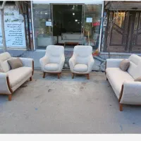 مبل مدل ولگا و مبل نما چوبی