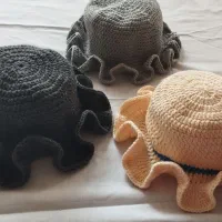 کلاه ساحلی دست بافت