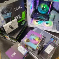 کیس گیمینگ نسل ۱۳ ddr5 گارانتی b760+13400f RTX3050|رایانه رومیزی|تهران, شیخ هادی|دیوار