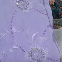 سلام  دو مدل پارچه یکی کار دست یکی مخمل کشی