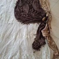 پرده پذیرایی با آستر و والان و کتیبه و لوازم|پرده، رانر، رومیزی|قائمشهر, |دیوار