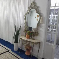 آیینه شمعدان برنج برنزی