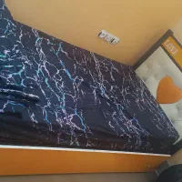 تخت یک نفره ام دی اف بدون خوشخواب
