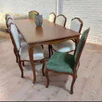 میز ناهار خوری فرانسوی(ابزاری)کلاسیک زیرقیمت مشهد