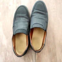 کفش چرم سرمه‌ای سایز 44|کیف، کفش، کمربند|زاهدان, |دیوار