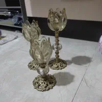 شمعدان سه تایی برنز